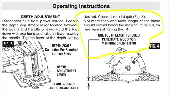 "to minimise splintering"