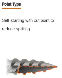 deck screw tip