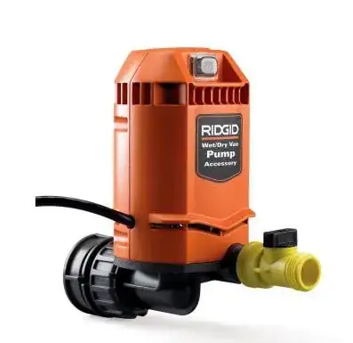 pump for wet/dry vac