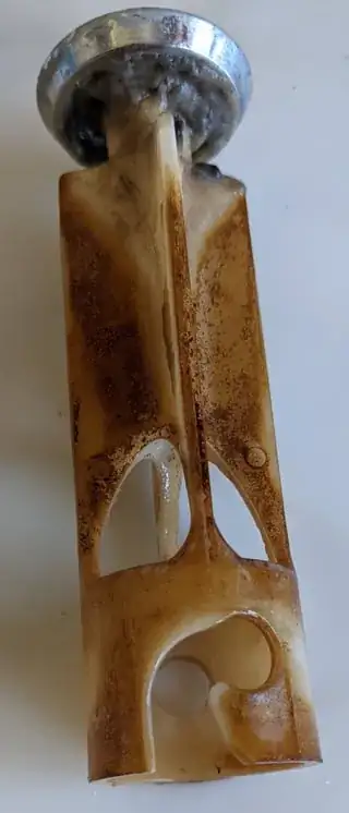 Stopper removed