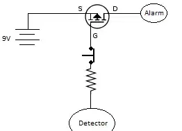 Simple Smoke Alarm Circuit with Test Button