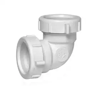 1-1/2 in. PVC 90° slip-joint elbow