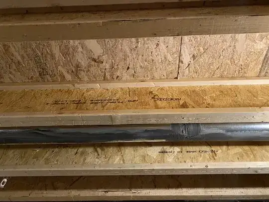 I-beams in ceiling