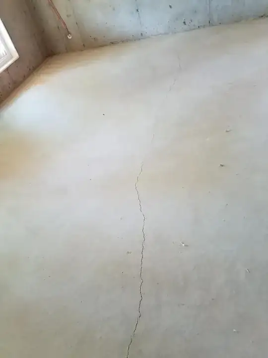 More cracks in slab