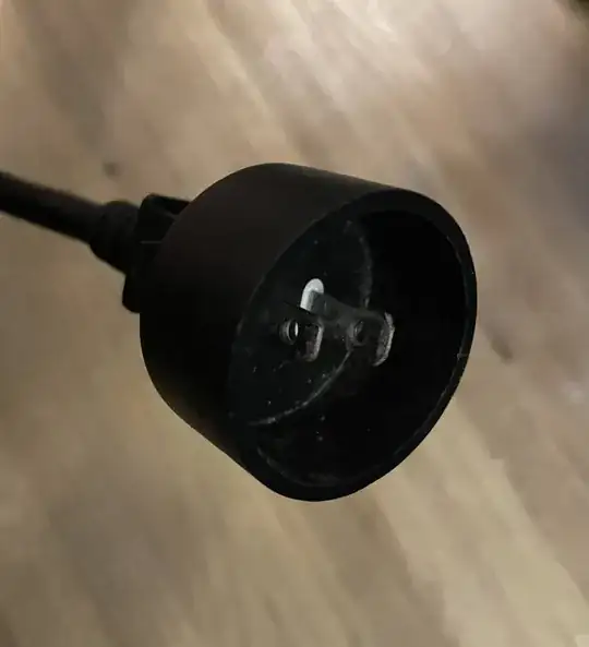 a flanged plug
