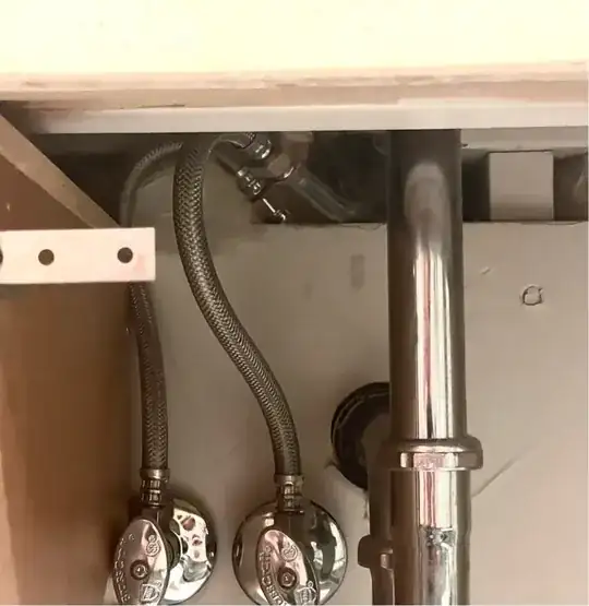 drain and water lines