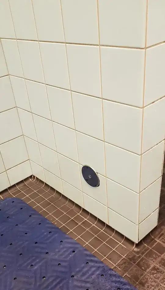 metal disc on wall