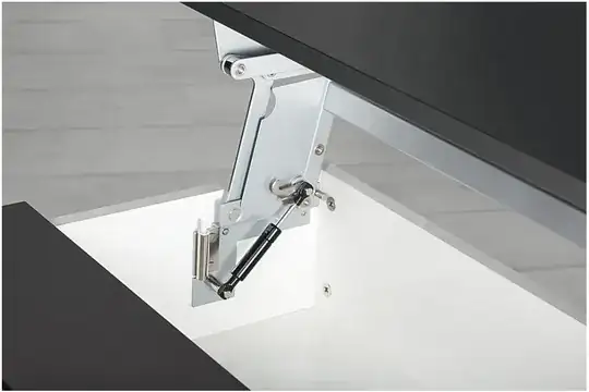 Table Top Fitting, Swing Up, Tavoflex