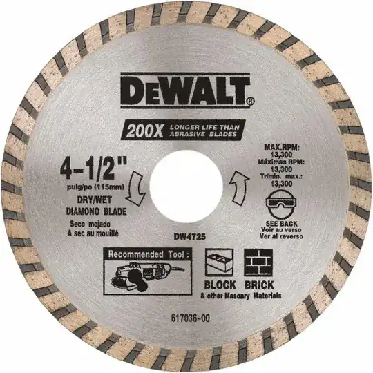 Dry Diamond blade