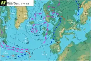 Weather map