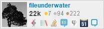 profile for fileunderwater on Stack Exchange, a network of free, community-driven Q&A sites