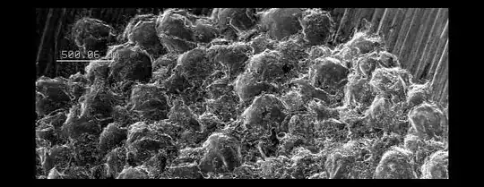 EDM machining scars
