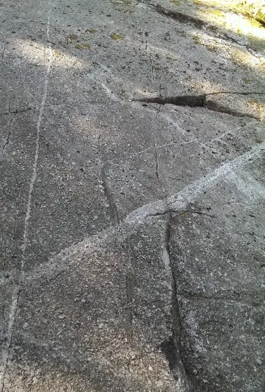 solid rock with patterns