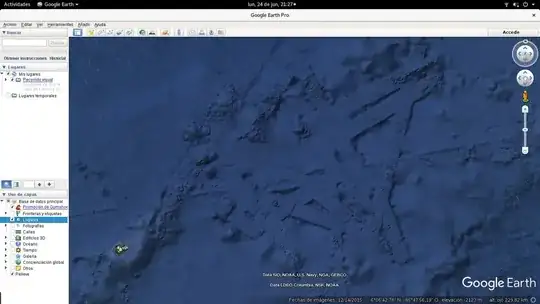 Structures near Cocos Island