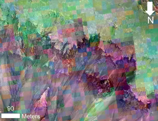 Image taken from the spectrometer