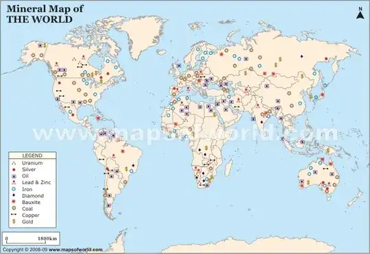 Earth Mineral Map