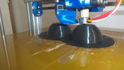 Half spheres in print