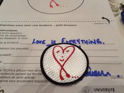 Patch created from a children's drawing