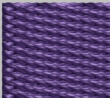 Hatch 3 tatami fill pattern #1 (default)