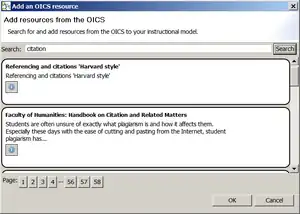 Adding a learning object from the Open ICOPER Content Space