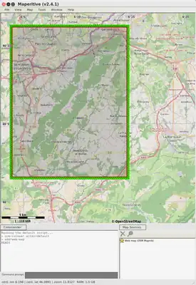 Salève Selection in Maperitive