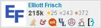 profile for Elliott Frisch on Stack Exchange, a network of free, community-driven Q&A sites