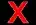 Incorrect form, shown by red X