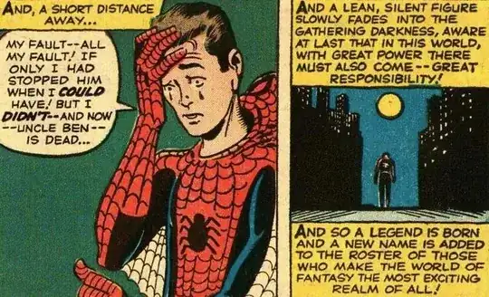Panel from Amazing Fantasy #15