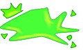 A drawing of green slime