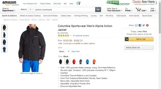 Design: Amazon - product details page