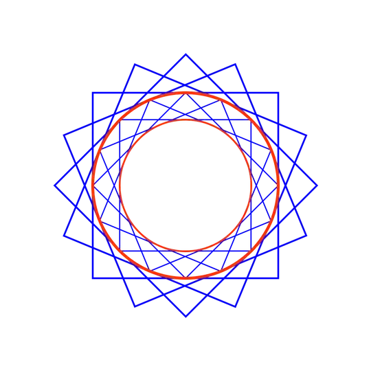 Geometric patterns in Hindu temples