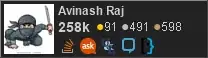 profile for Avinash Raj on Stack Exchange, a network of free, community-driven Q&A sites
