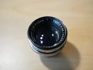 Cleaning & lubricating a Carl Zeiss Jena Sonnar 1:2 f=5cm T (Contax mount, aluminum)