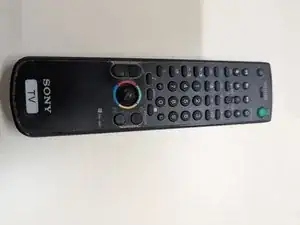 Sony TV RM-862 Remote Disassembly