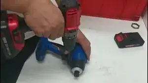 Unscrew the screws from the machine.