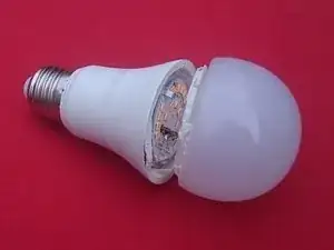 LED bulb lamp 230V E27 defective repair