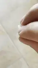You need just a small plastic bottle with water ONLY !