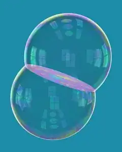 two joined bubbles