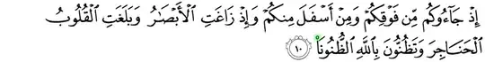 Qur'an 33:10