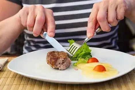 knife and fork usage