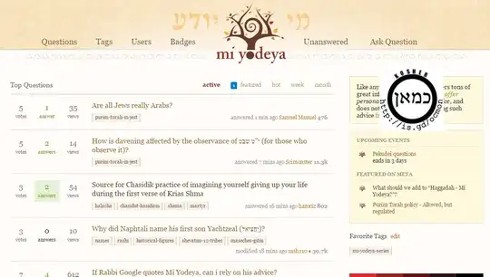 Screen Shot of Mi Yodeya homepage, with an O-cmon sticker on it, including the URL http://is.gd/ocmon