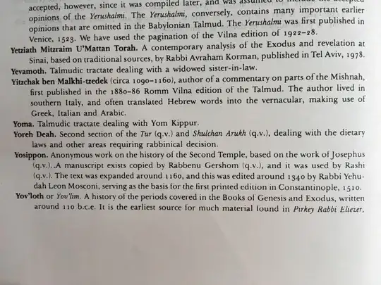 Aryeh Kaplan Bibliography, in the back of "The Living Torah"