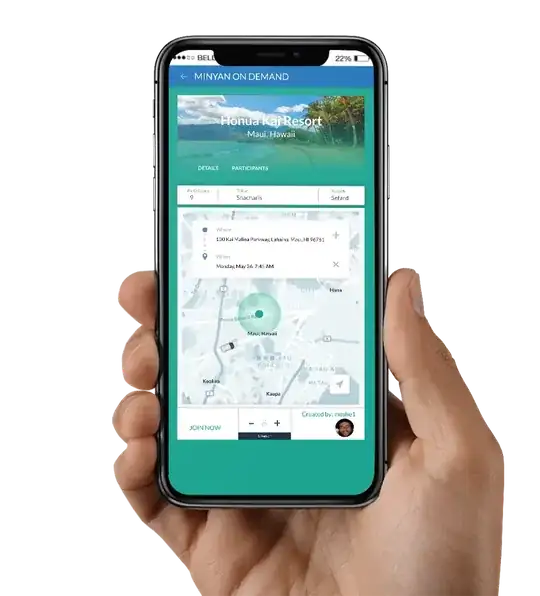 JPal APP - Minyan On Demand