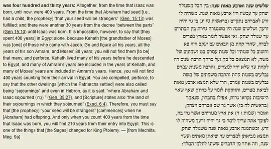Image of Rashi's commentary from chabad.org