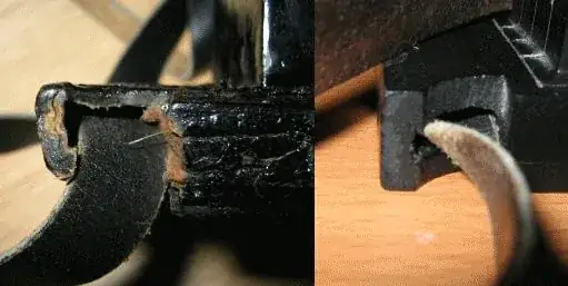 Peshutim on left, gassot on right