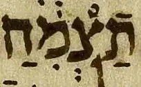 example text from aleppo codex deu 29:22