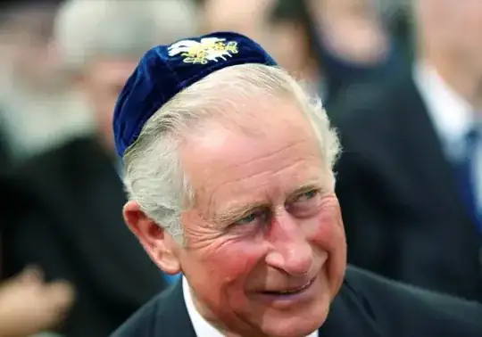 Prince Charles with Kippa