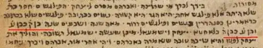 Image of Rashi manuscript