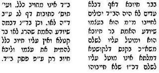 Image of Rabbi Eiger's text in his commentary to Makkot 5a
