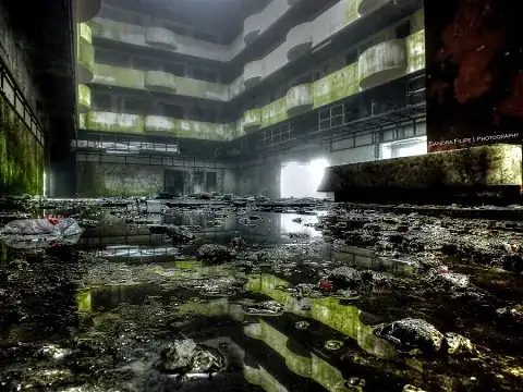 Abandoned hotel